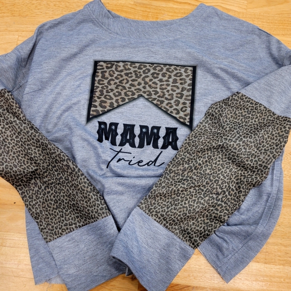 Cheetah punchy sweater